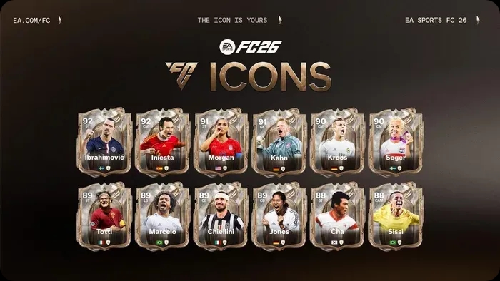 معرفی آیکون‌های EA Sports FC 26