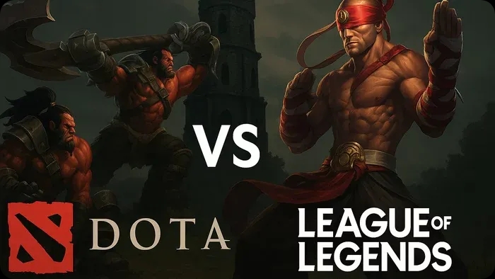 مقایسه League of Legends و Dota 2: کدام MOBA برای شما بهتر است؟