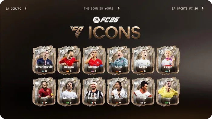 معرفی آیکون‌های EA Sports FC 26