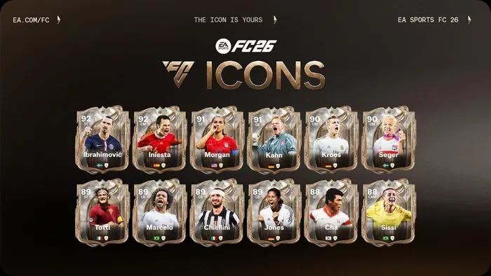 معرفی آیکون‌های EA Sports FC 26