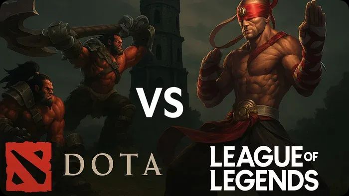مقایسه League of Legends و Dota 2: کدام MOBA برای شما بهتر است؟