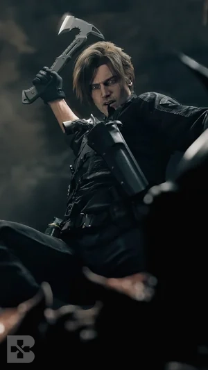 leon axe re9
