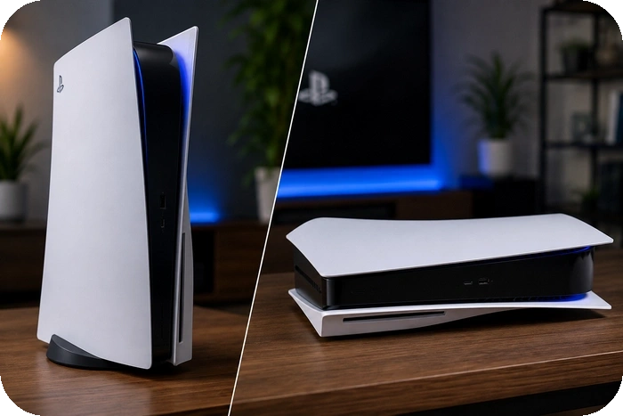 PS5 را افقی بزاریم یا عمودی ؟ بهترین حالت کدام است ؟