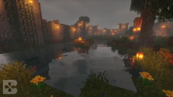 Minecraft Rain