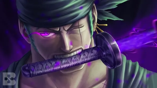 One Piece Zoro black sword