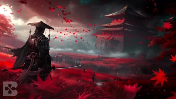 ghost of tsushima warrior autumn