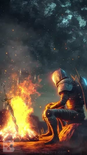 dark souls camp fire
