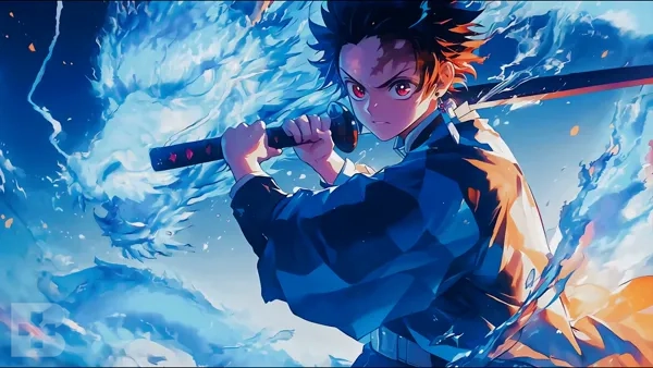 tanjiro water dragon