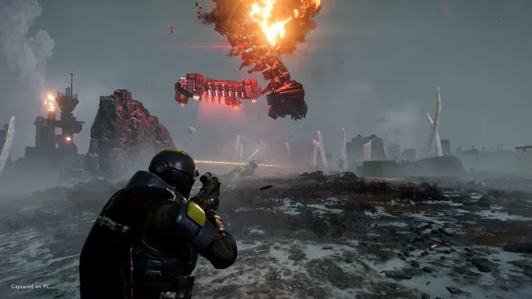 Graphics of Helldivers 2