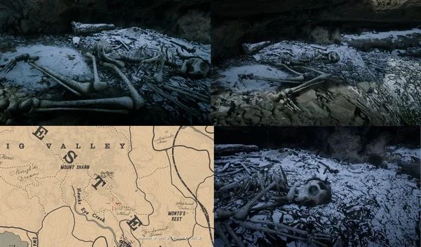 Giant Skeleton in the Colter Cave