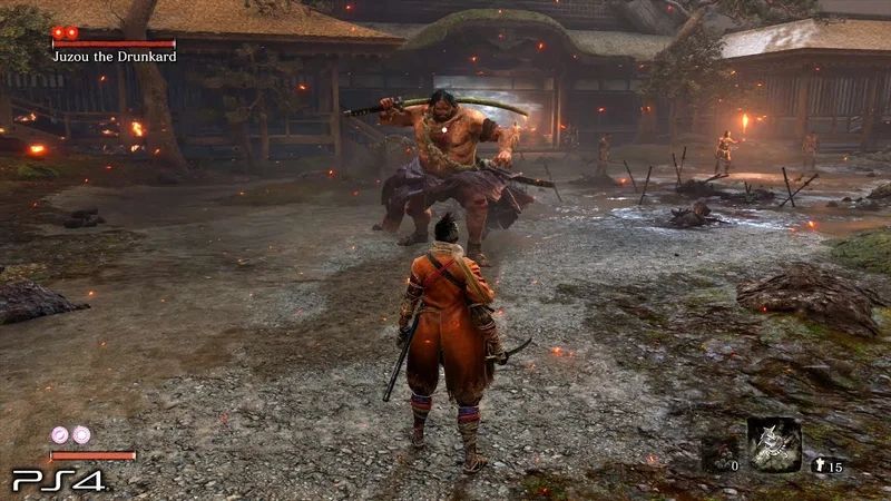 گیم پلی بازی sekiro shadows die twice