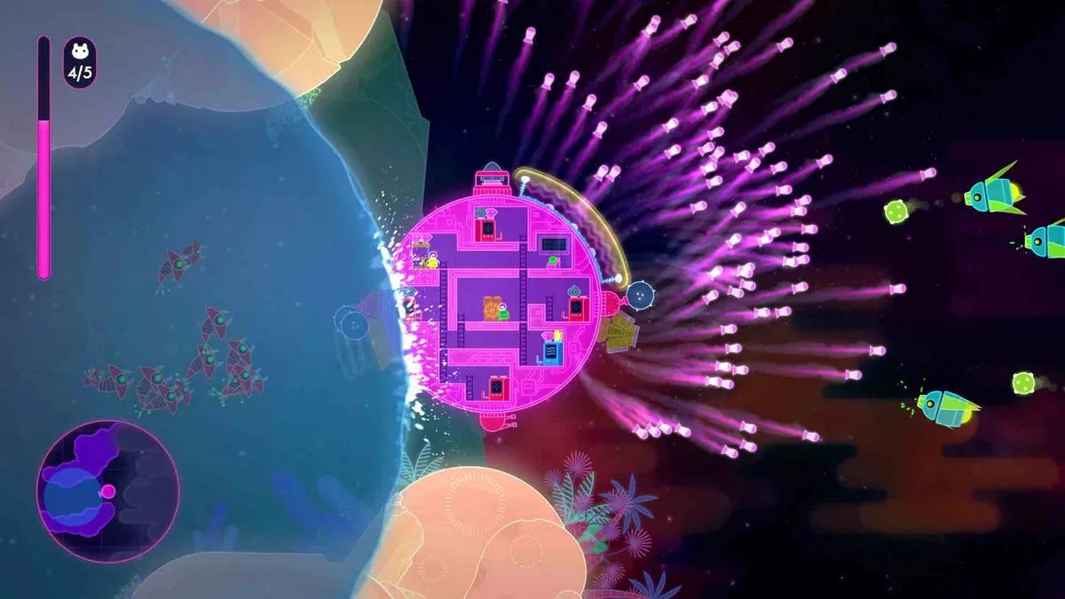 Lovers in a Dangerous Spacetime