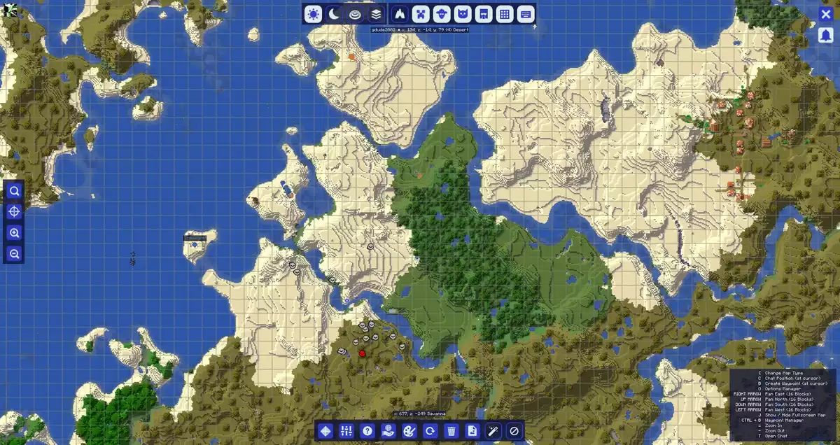 ماد ماینکرفت - JourneyMap