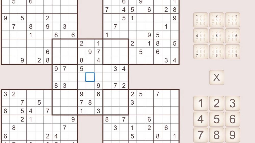 MultiSudoku: Samurai Sudoku