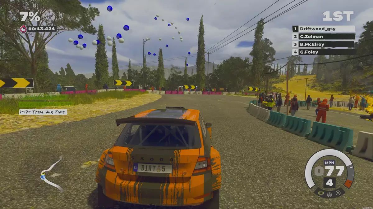 گیم‌پلی Dirt 5 روی PS5
