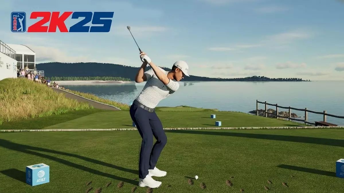 گیم‌پلی PGA Tour 2K25 روی PS5