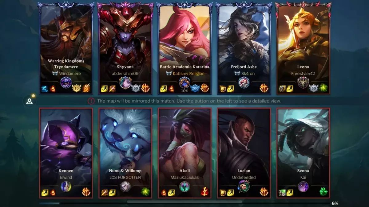 League of Legends Loading Screen