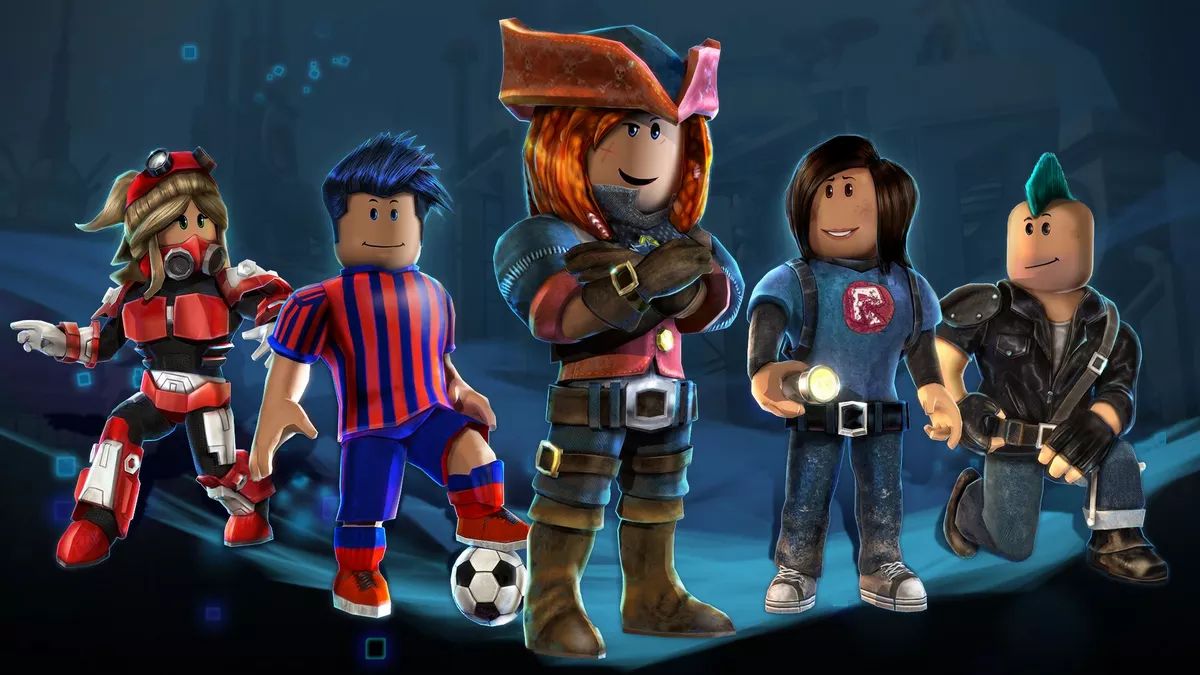 نمایی از کاراکترهای Roblox