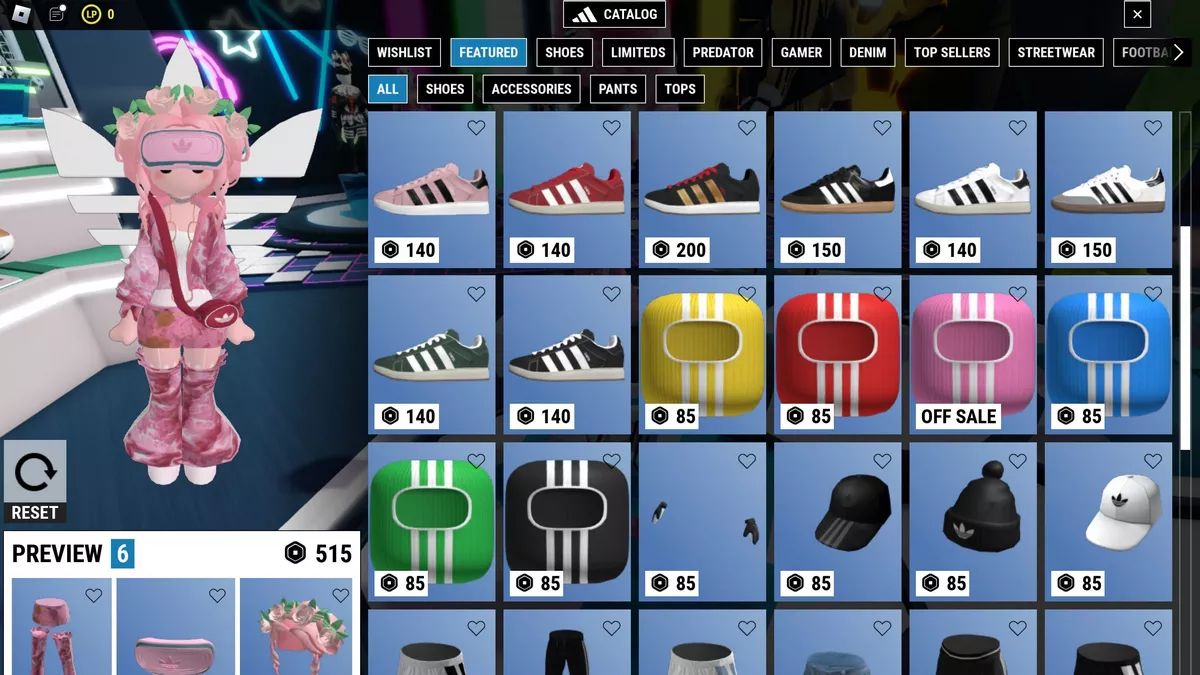  آیتم‌های سفارشی آواتار در Roblox Marketplace