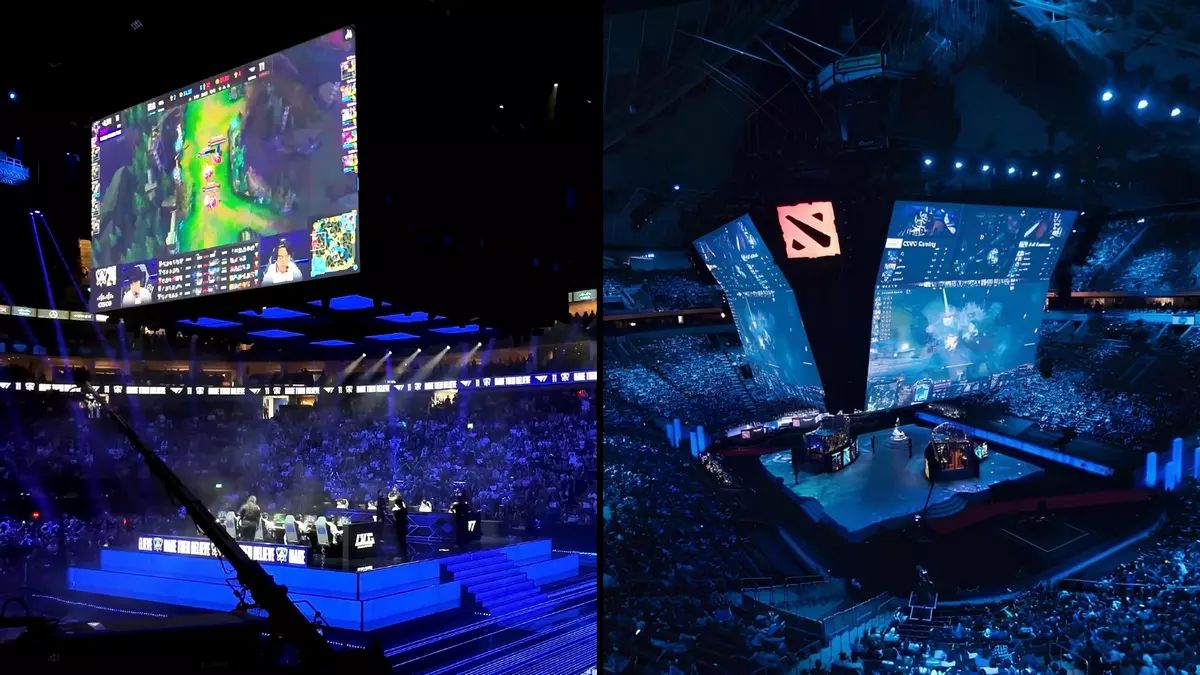 مقایسه رقابت‌های League of Legends و Dota 2
