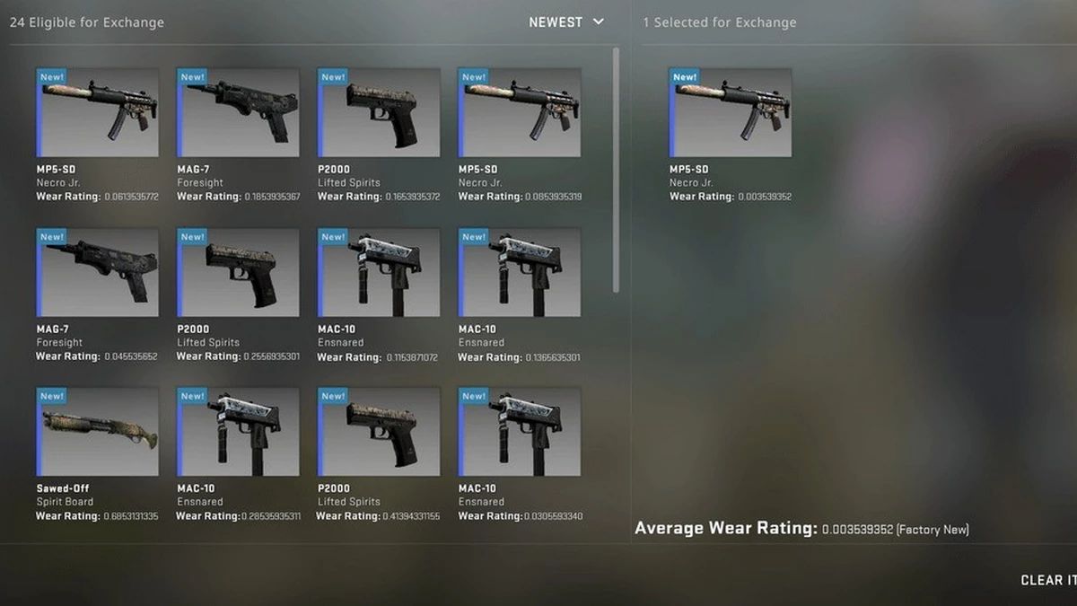 سیستم Trade-Up در Counter-Strike 2