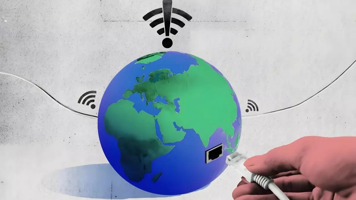 قطعی اینترنت ایران