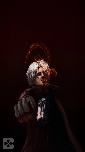 Dante devil may cry in action