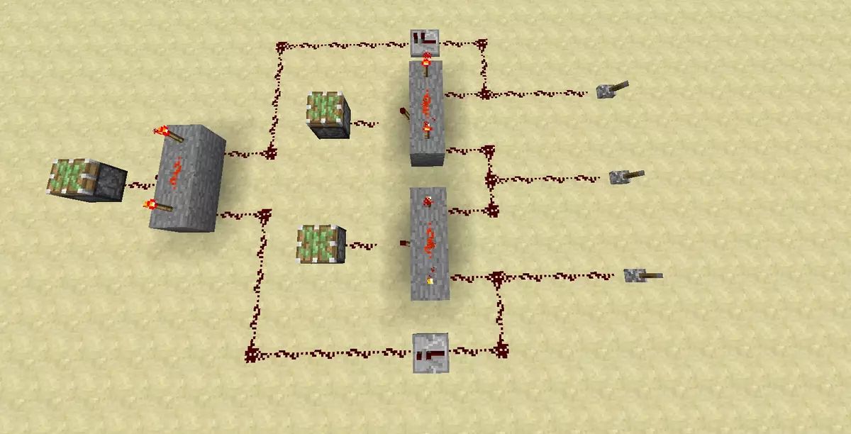 Minecraft Logic Gates