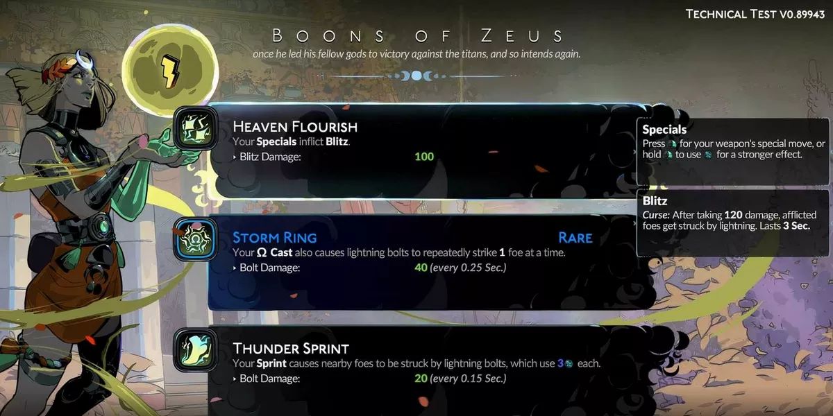Boons of Zeus | Hades 2