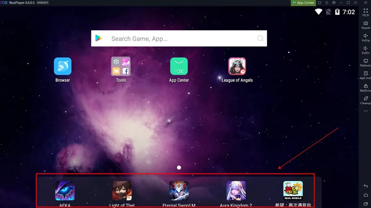 شبیه ساز اندروید Nox Player